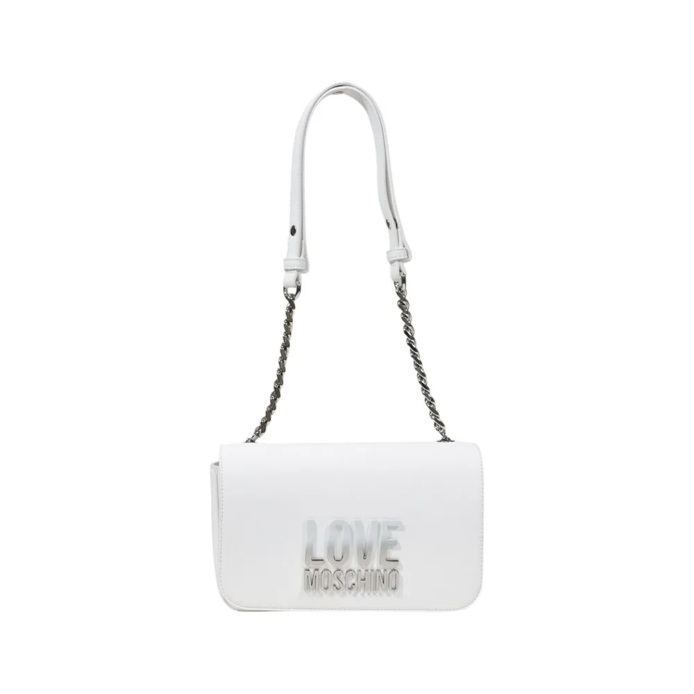 Love Moschino Women's White Polyethylene Handbag