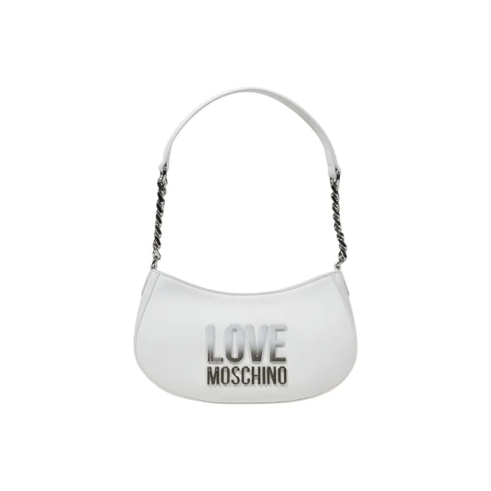 Love Moschino Women's White Polyethylene Handbag
