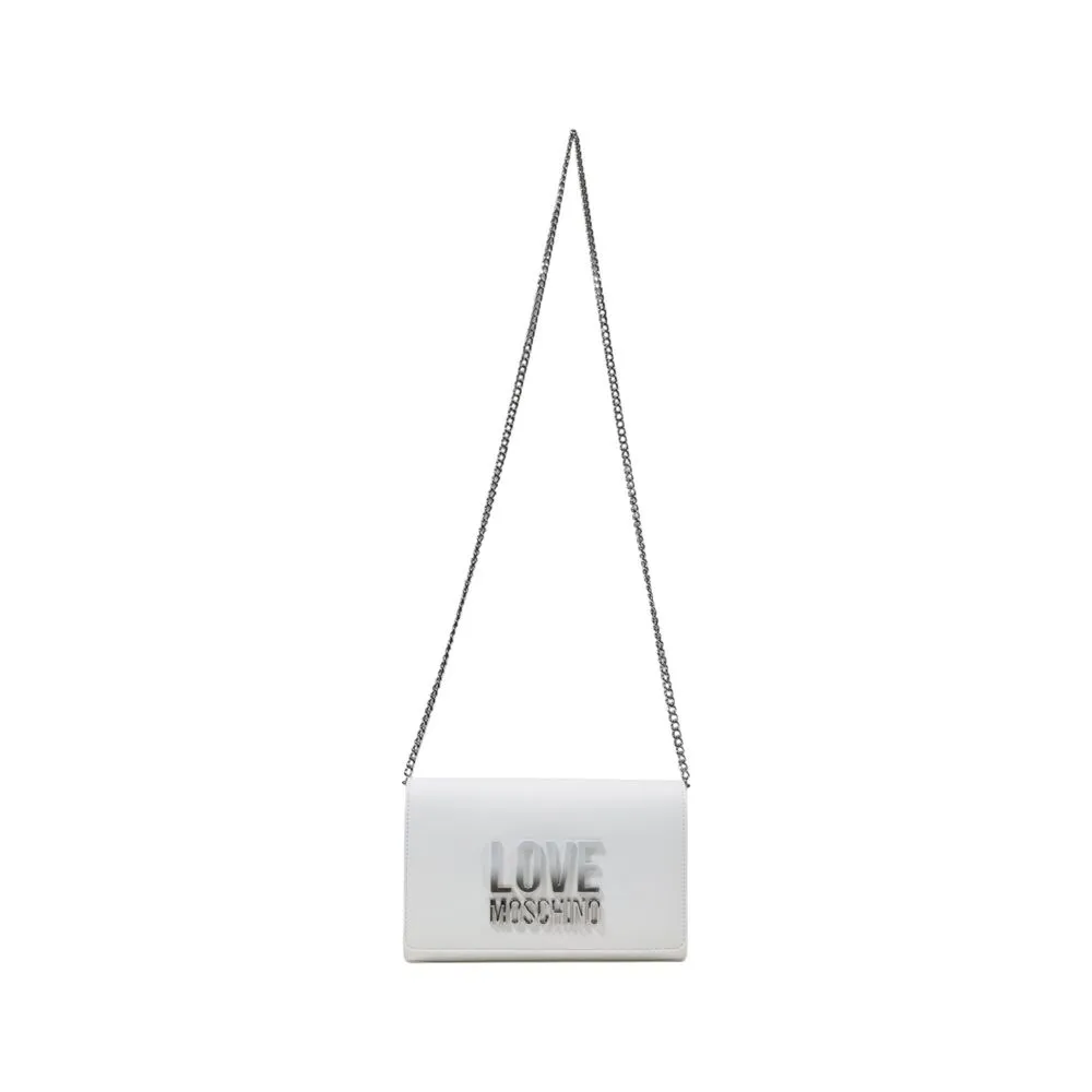 Love Moschino Women's White Polyethylene Handbag