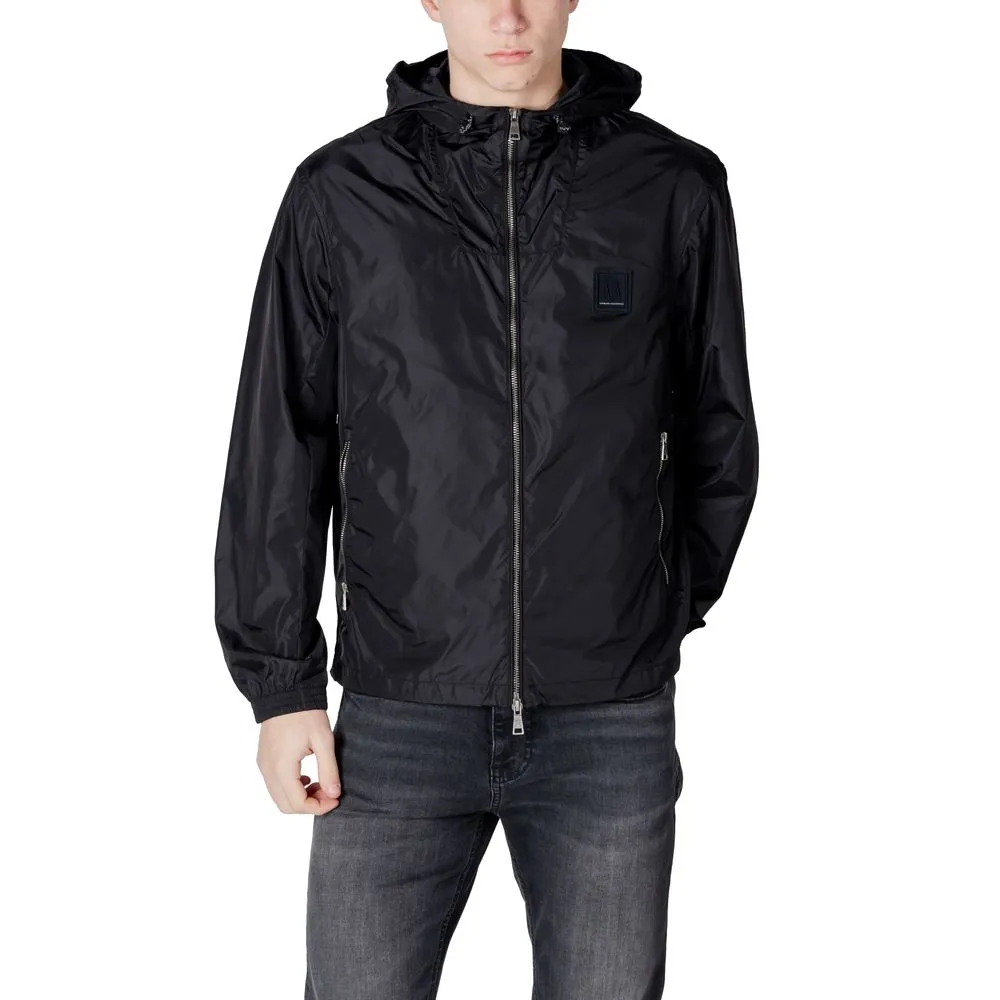 Armani Exchange Men's Black Polyamide Jacket