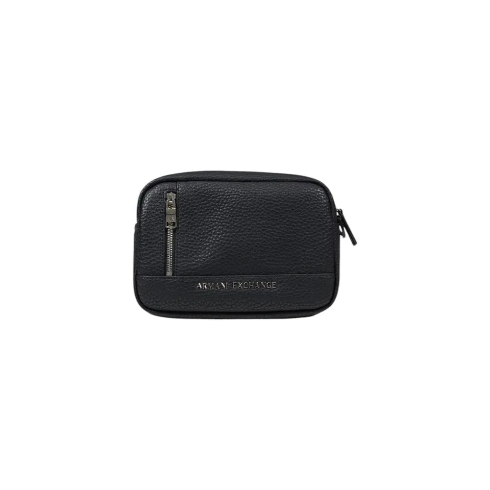 Armani Exchange Men's Black Polyester Luggage And Travel