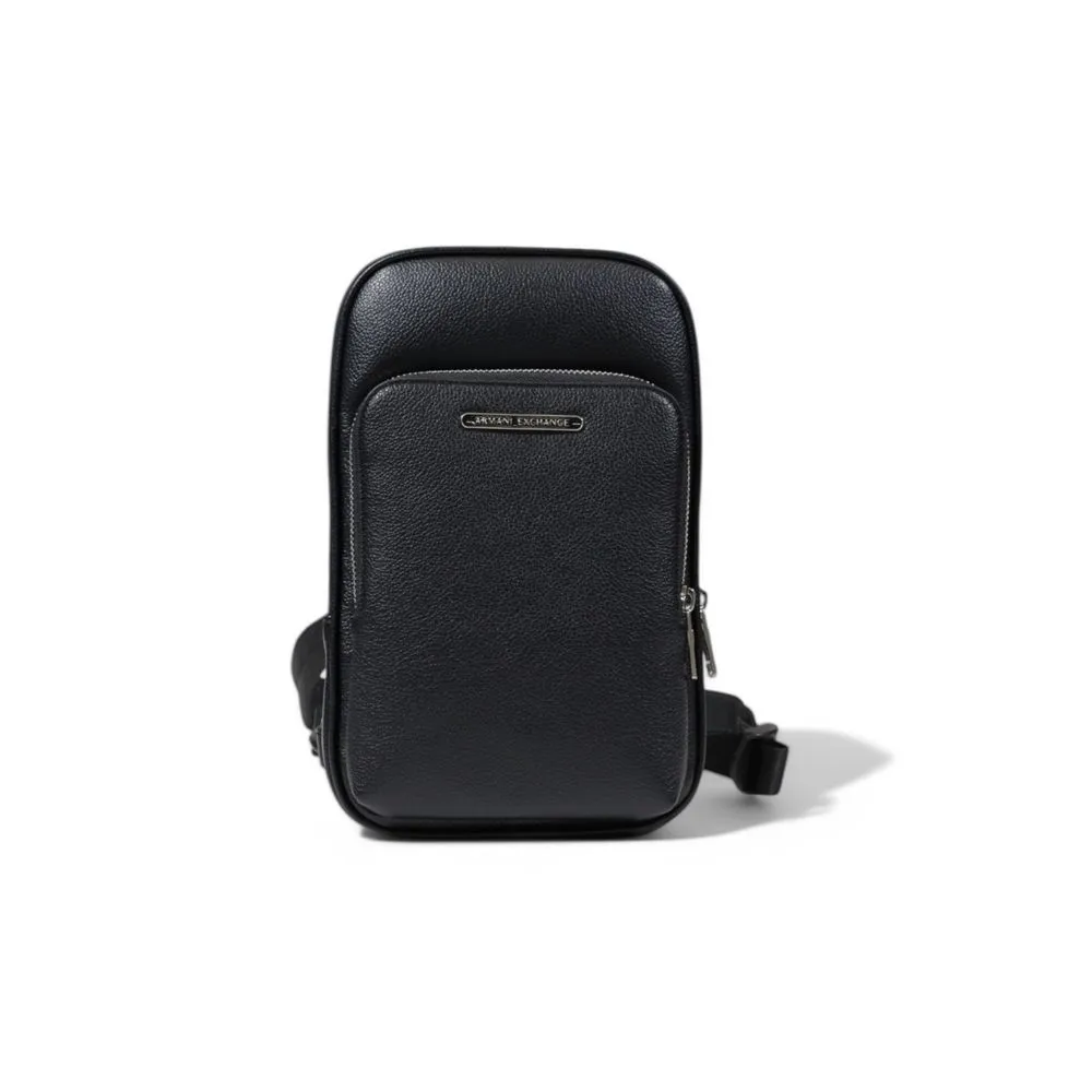 Armani Exchange Men's Black Polyester Backpack