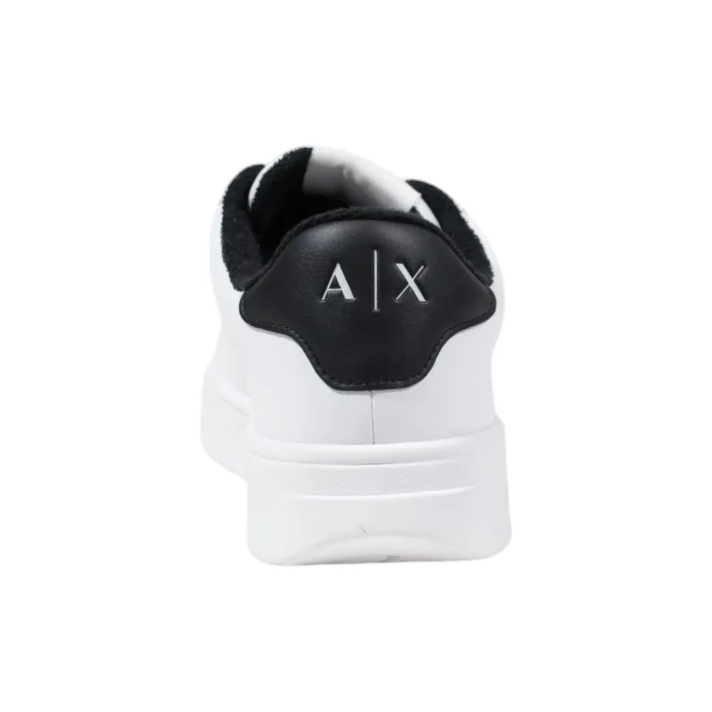 Armani Exchange Men's White Polyester Sneaker