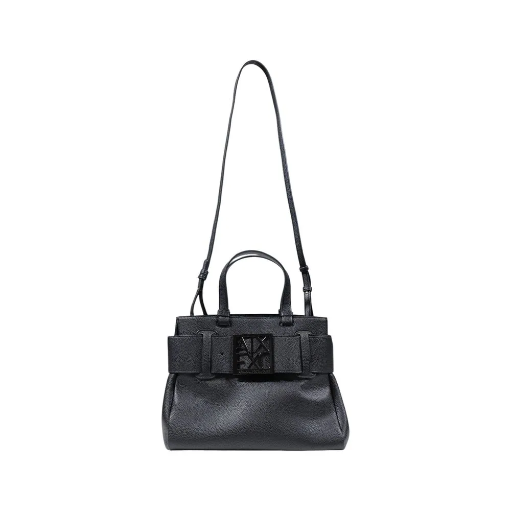 Armani Exchange Women's Black Polyester Handbag