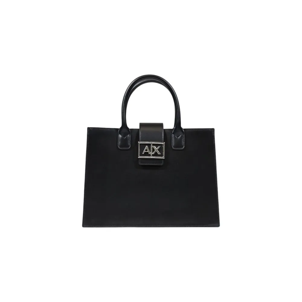 Armani Exchange Women's Black Polyester Handbag
