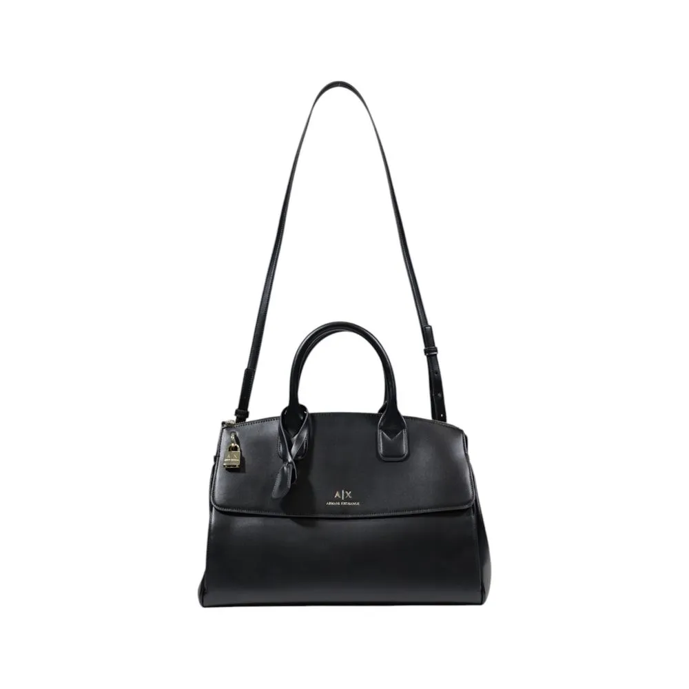 Armani Exchange Women's Black Polyester Handbag