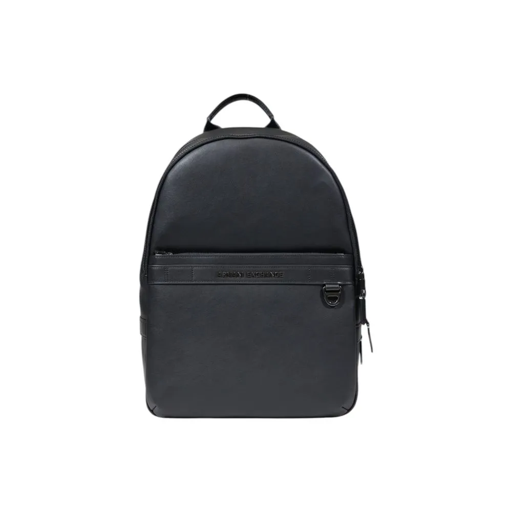 Armani Exchange Men's Black Polyester Backpack