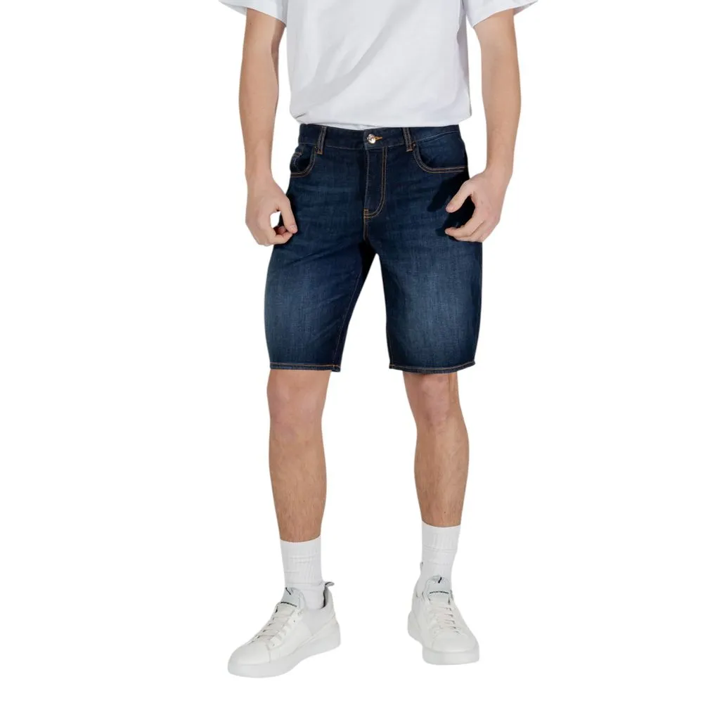 Blue Cotton Short
