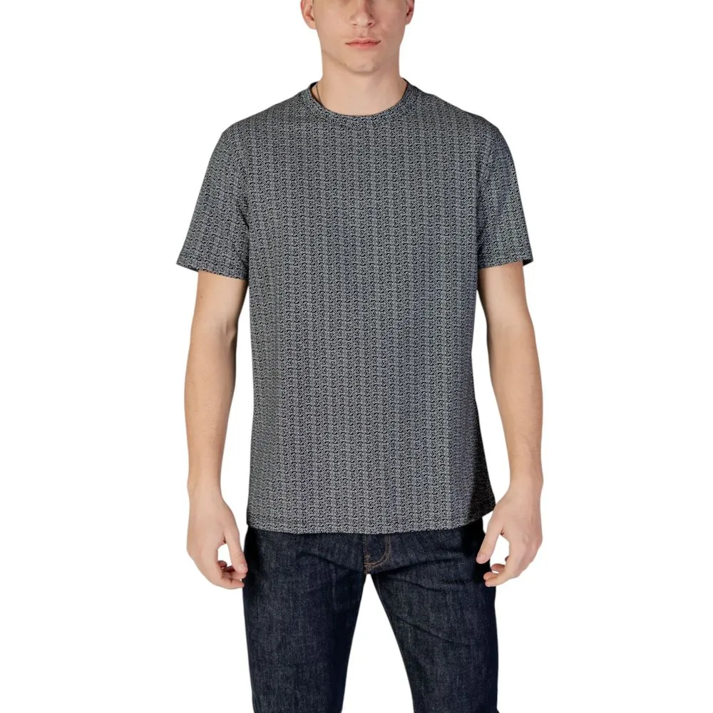 Armani Exchange Men's Black Cotton T-Shirt