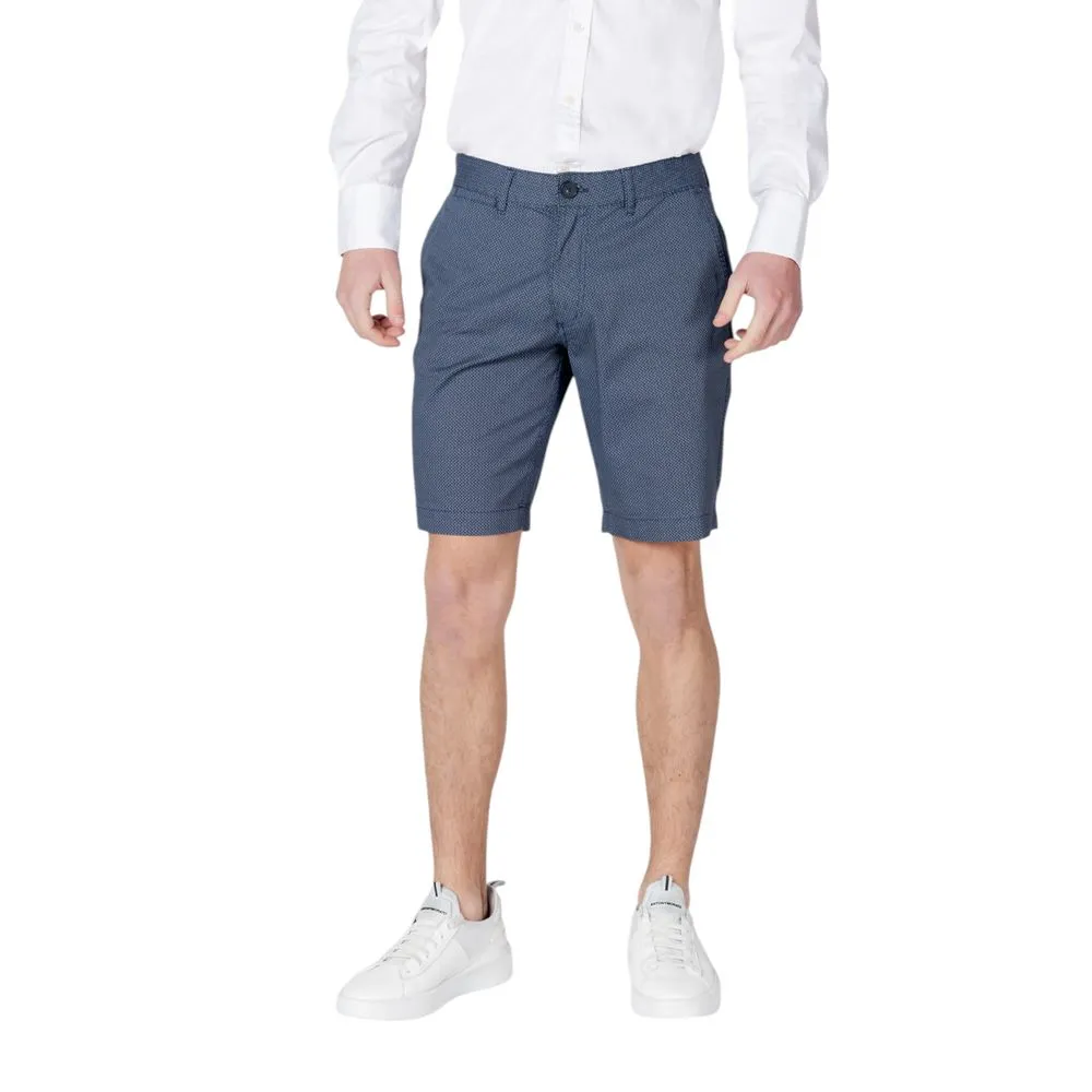 Blue Cotton Short
