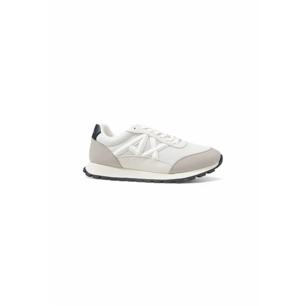 Armani Exchange Men's Beige Polyester Sneaker