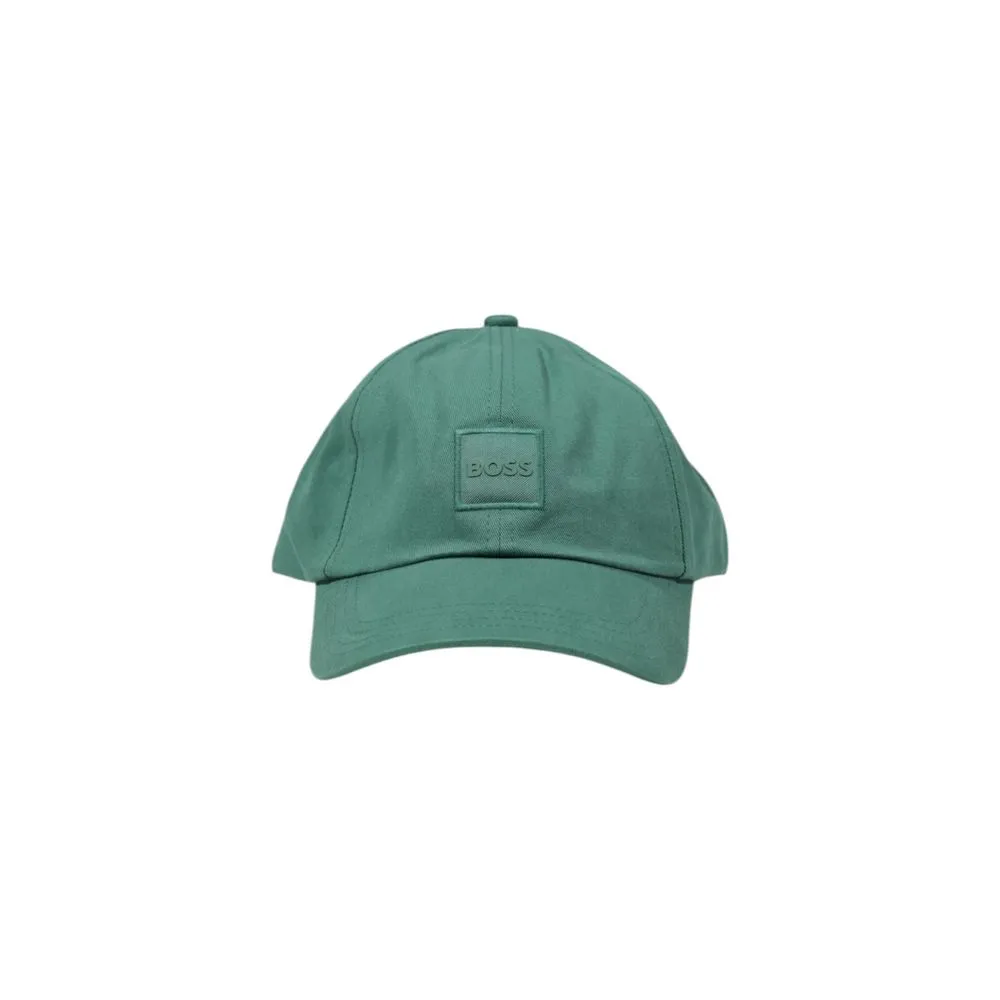 Hugo Boss Men's Green Cotton Hats & Cap