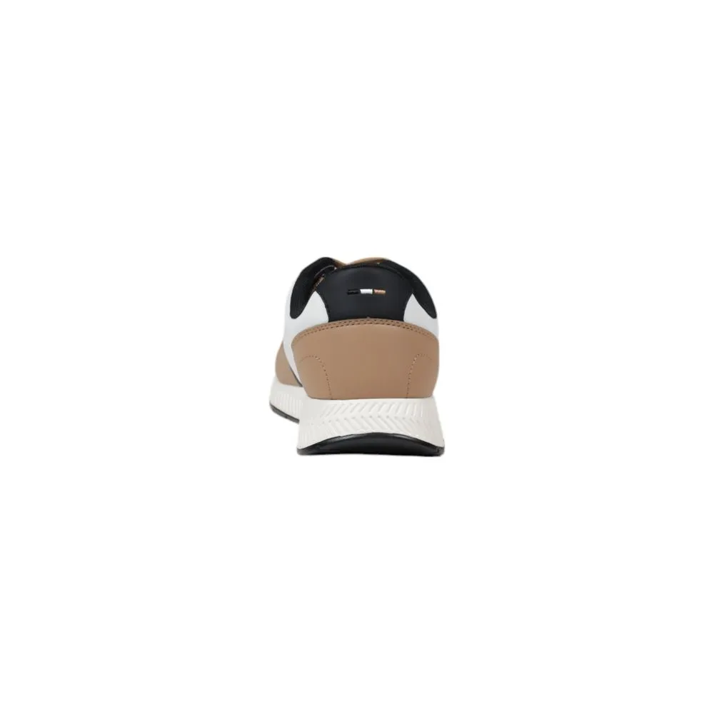 Hugo Boss Men's White Polyester Sneaker