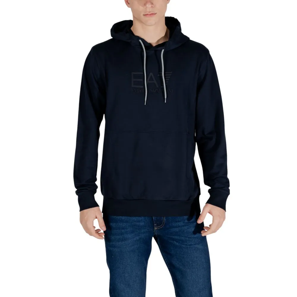 EA7 Emporio Armani Men's Blue Cotton Sweater
