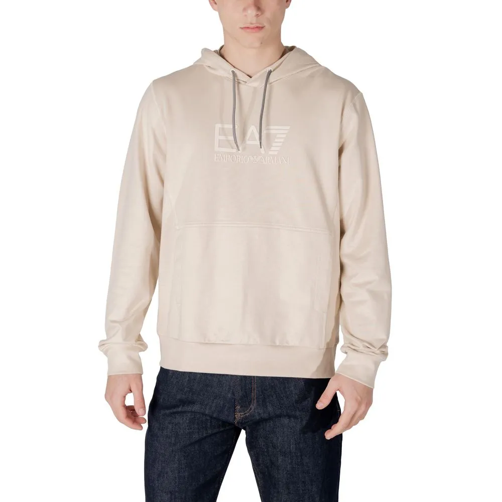 EA7 Emporio Armani Men's Beige Cotton Sweater