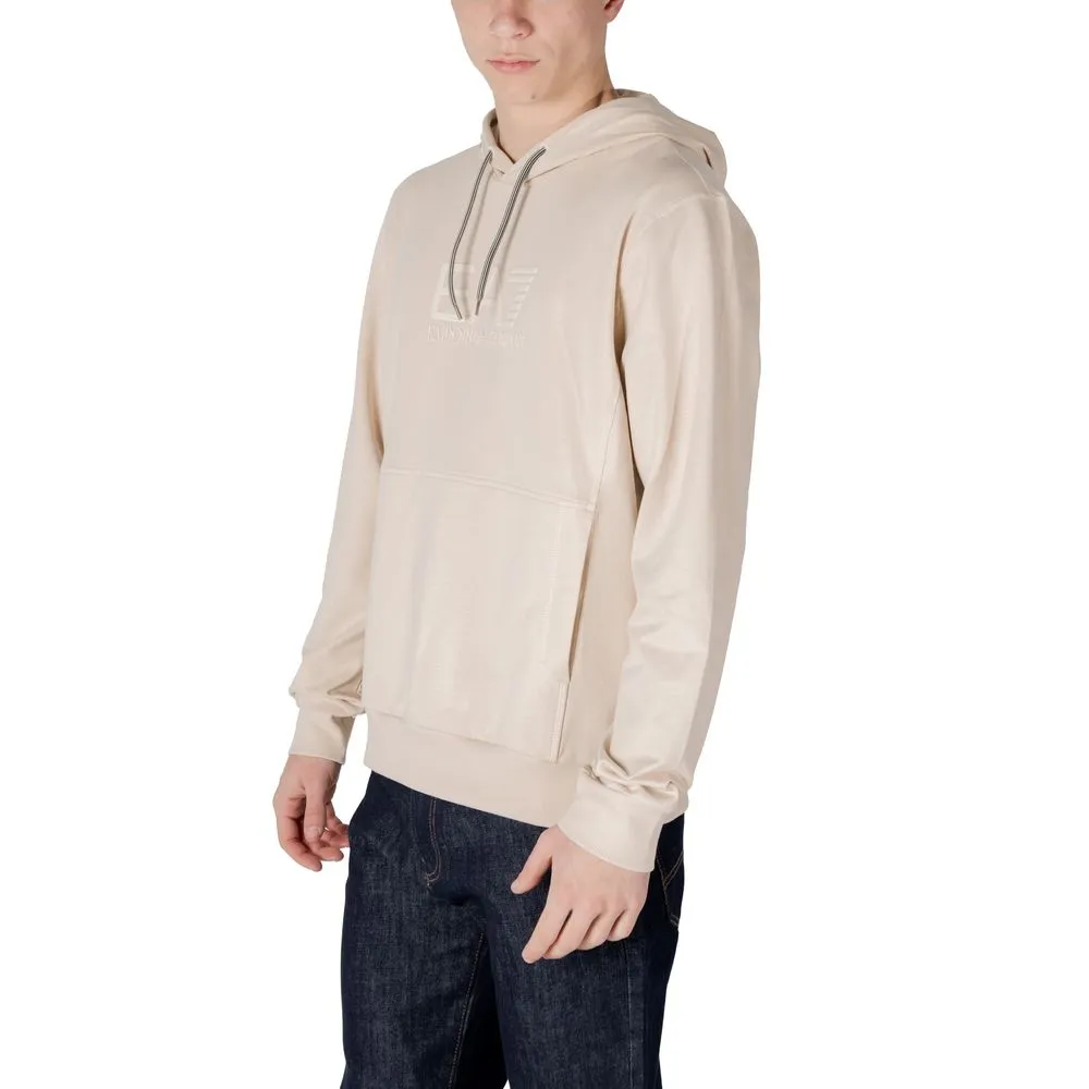 EA7 Emporio Armani Men's Beige Cotton Sweater