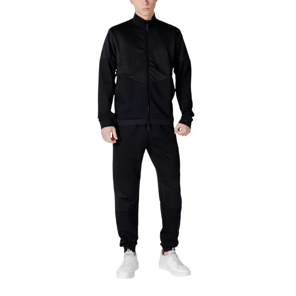 EA7 Emporio Armani Men's Black Cotton Sweatsuit