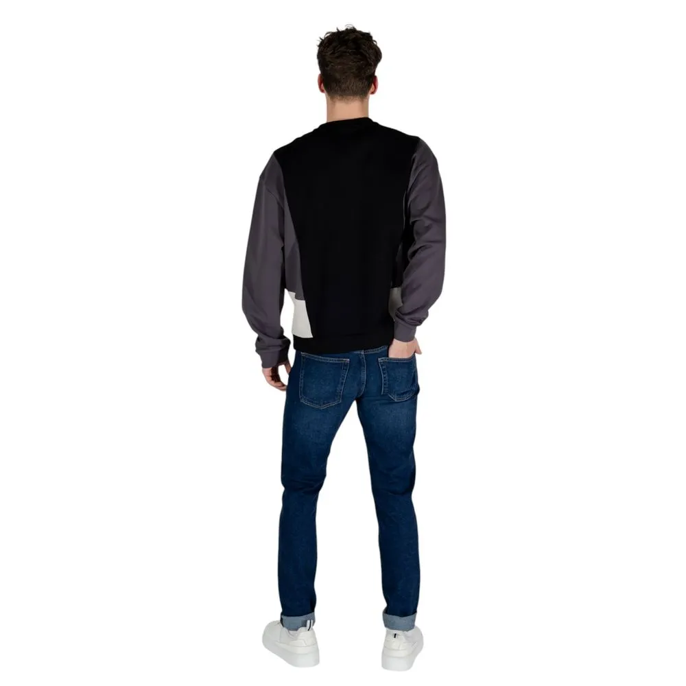 EA7 Emporio Armani Men's Black Cotton Sweater