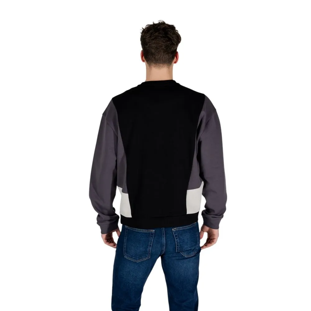 EA7 Emporio Armani Men's Black Cotton Sweater