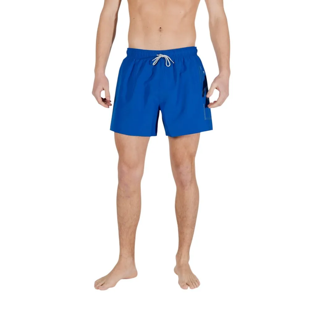EA7 Emporio Armani Men's Blue Polyester Swimwear