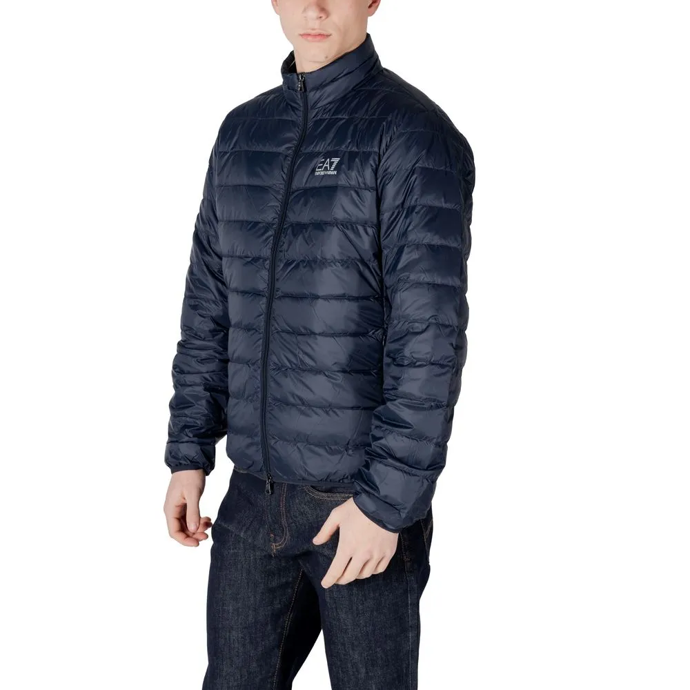 EA7 Emporio Armani Men's Blue Polyamide Jacket