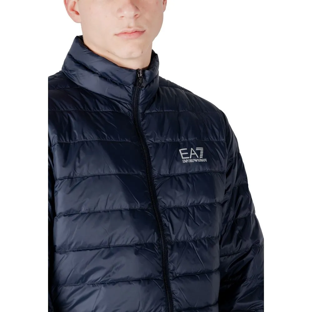 EA7 Emporio Armani Men's Blue Polyamide Jacket
