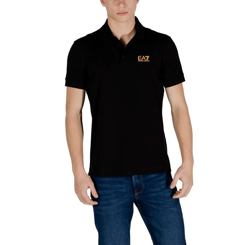 EA7 Emporio Armani Men's Bicolor Cotton Polo Shirt