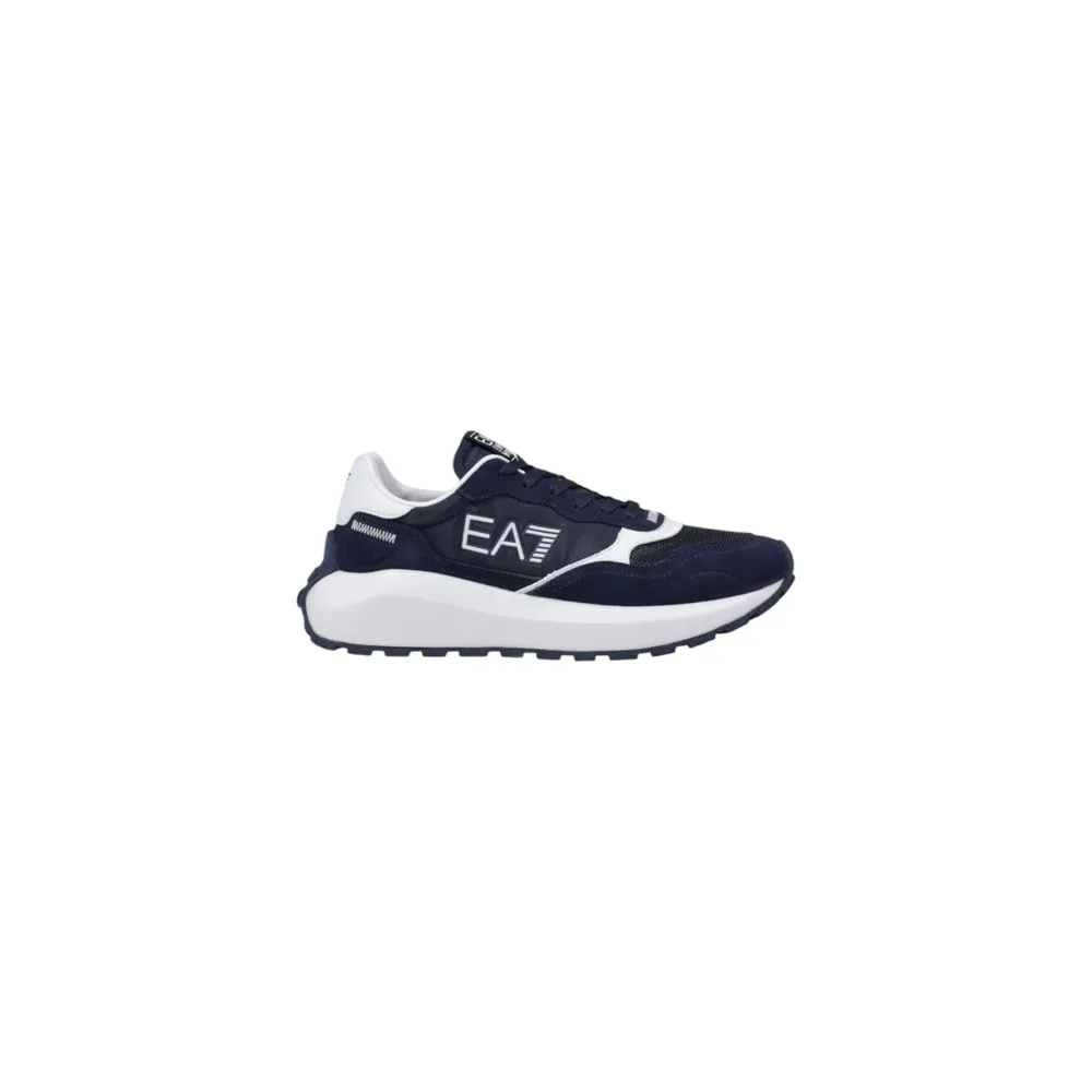 EA7 Emporio Armani Men's Blue Polyamide Sneaker