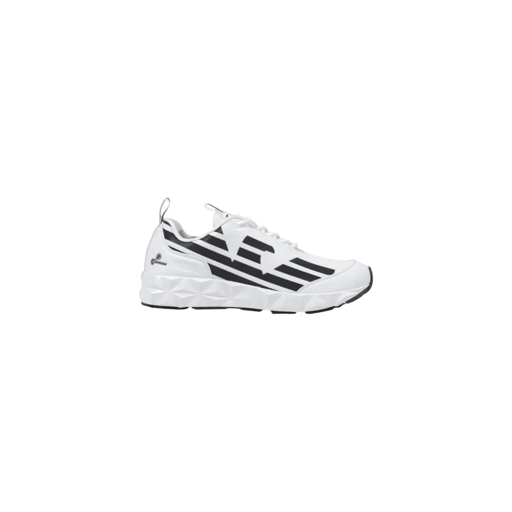 EA7 Emporio Armani Men's Black And White Polyester Sneaker