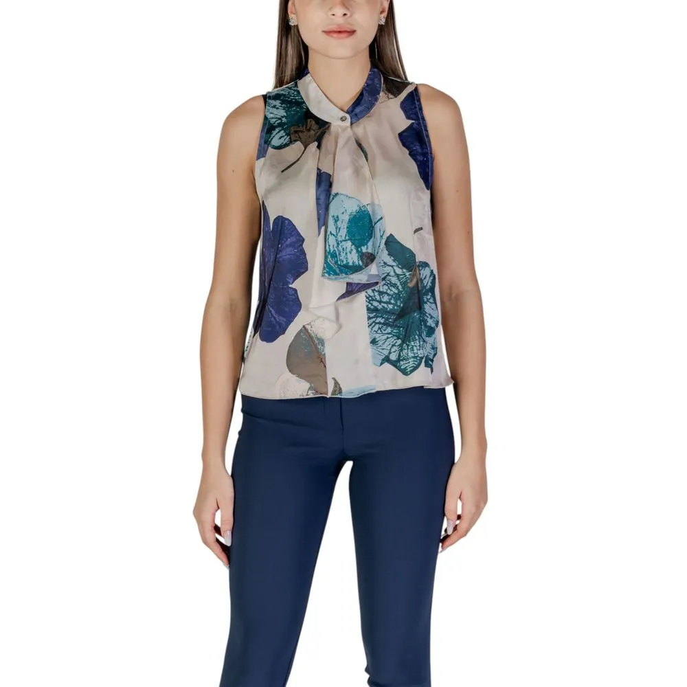 Rinascimento Women's Green Polyester Shirt
