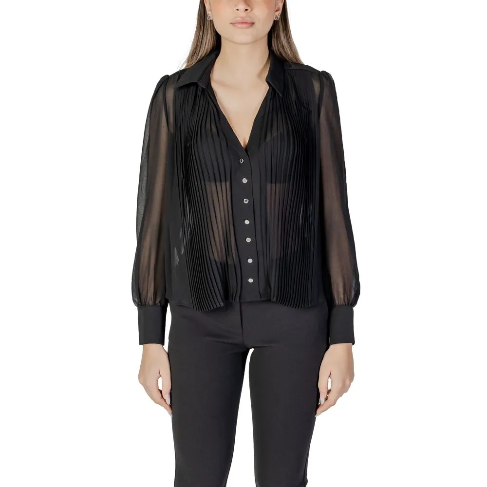 Morgan De Toi Women's Black Polyester Sweater