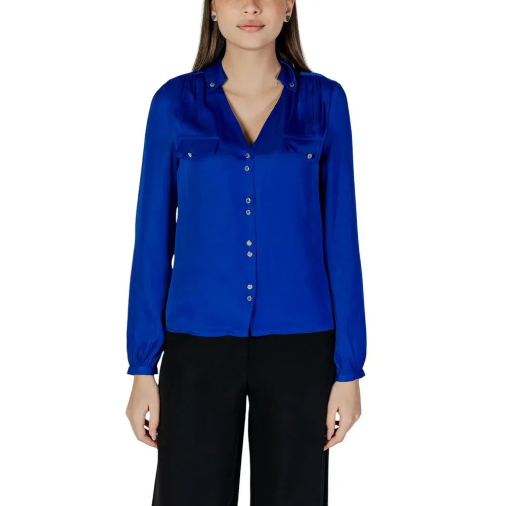 Morgan De Toi Women's Blue Recycled Polyester Shirt
