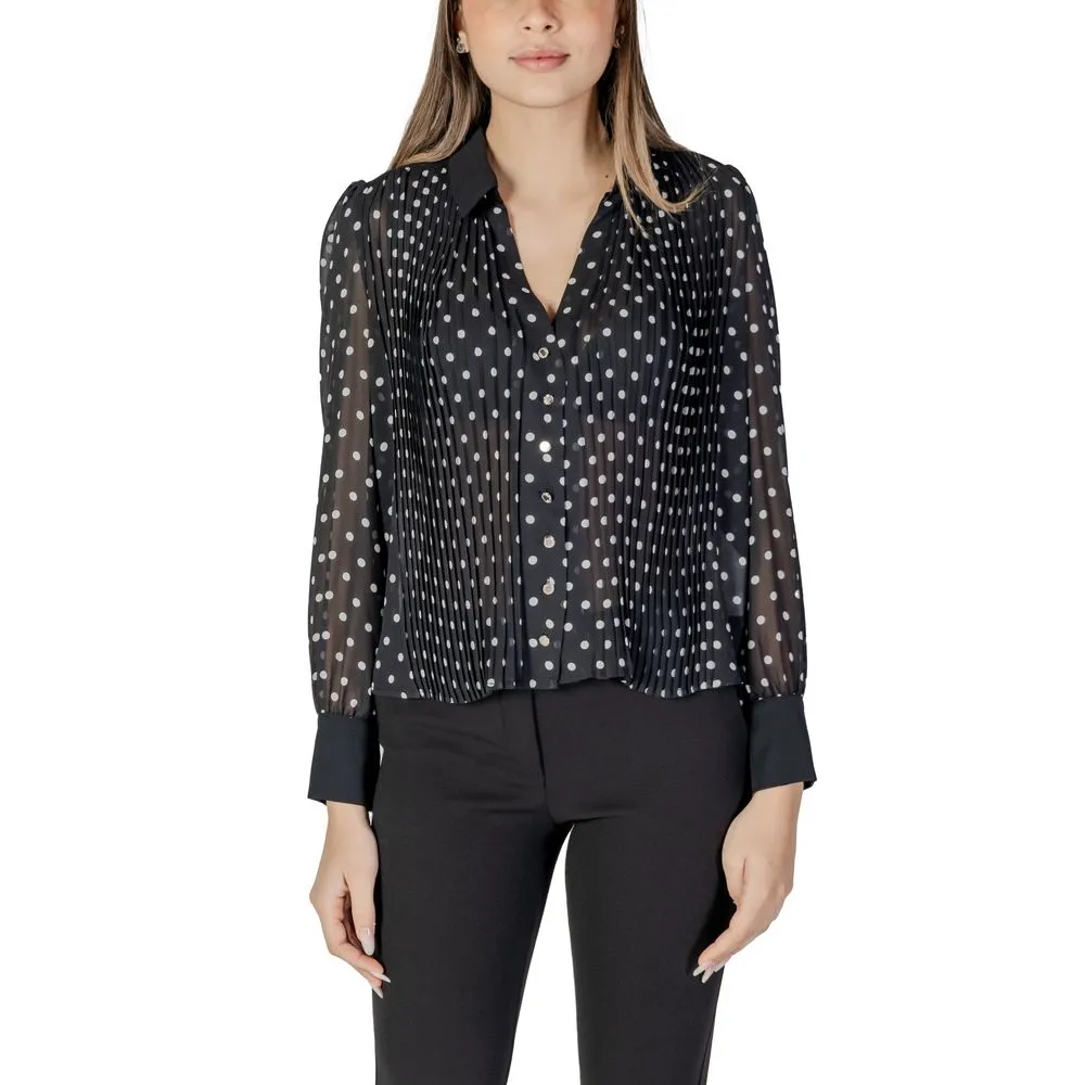 Morgan De Toi Women's Black Polyester Shirt