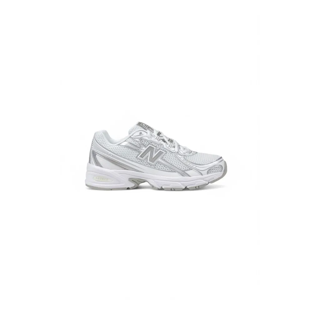 New Balance Women's White Artificial Leather Sneaker