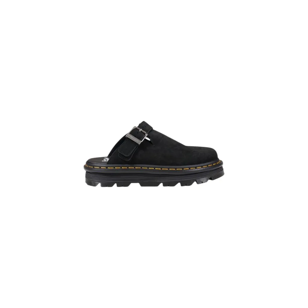 Dr. Martens Women's Black Leather Flat Shoe