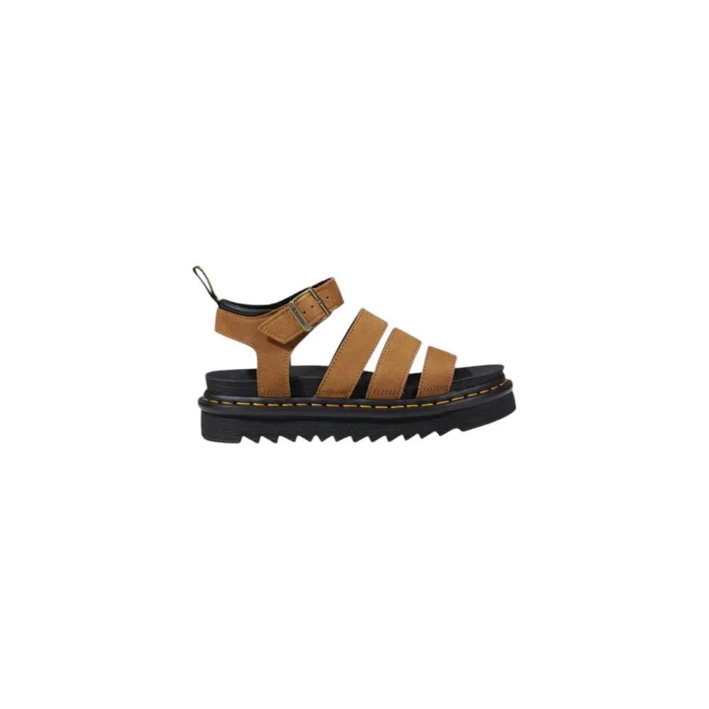 Dr. Martens Women's Beige Nubuck Leather Sandal