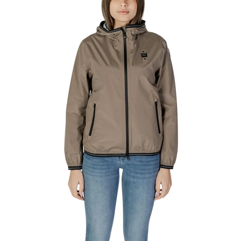 Blauer Women's Green Polyamide Jackets & Coat