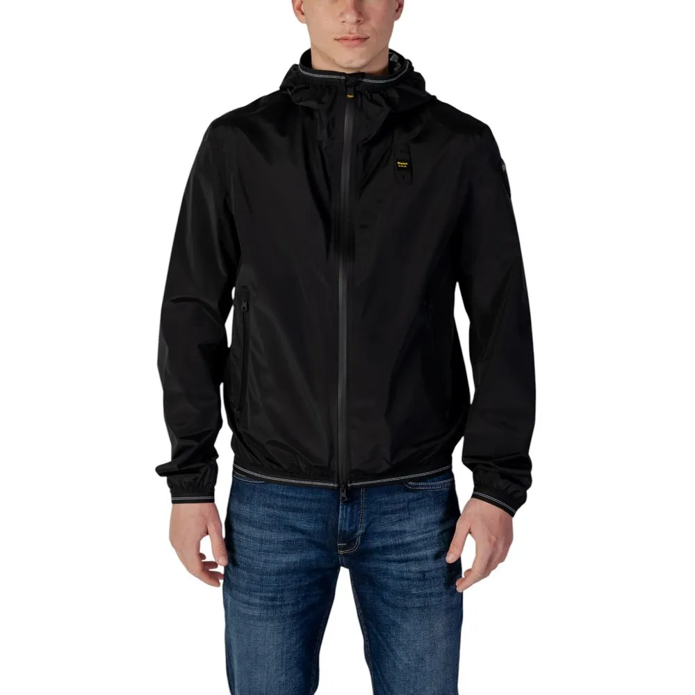 Blauer Men's Black Polyamide Jacket