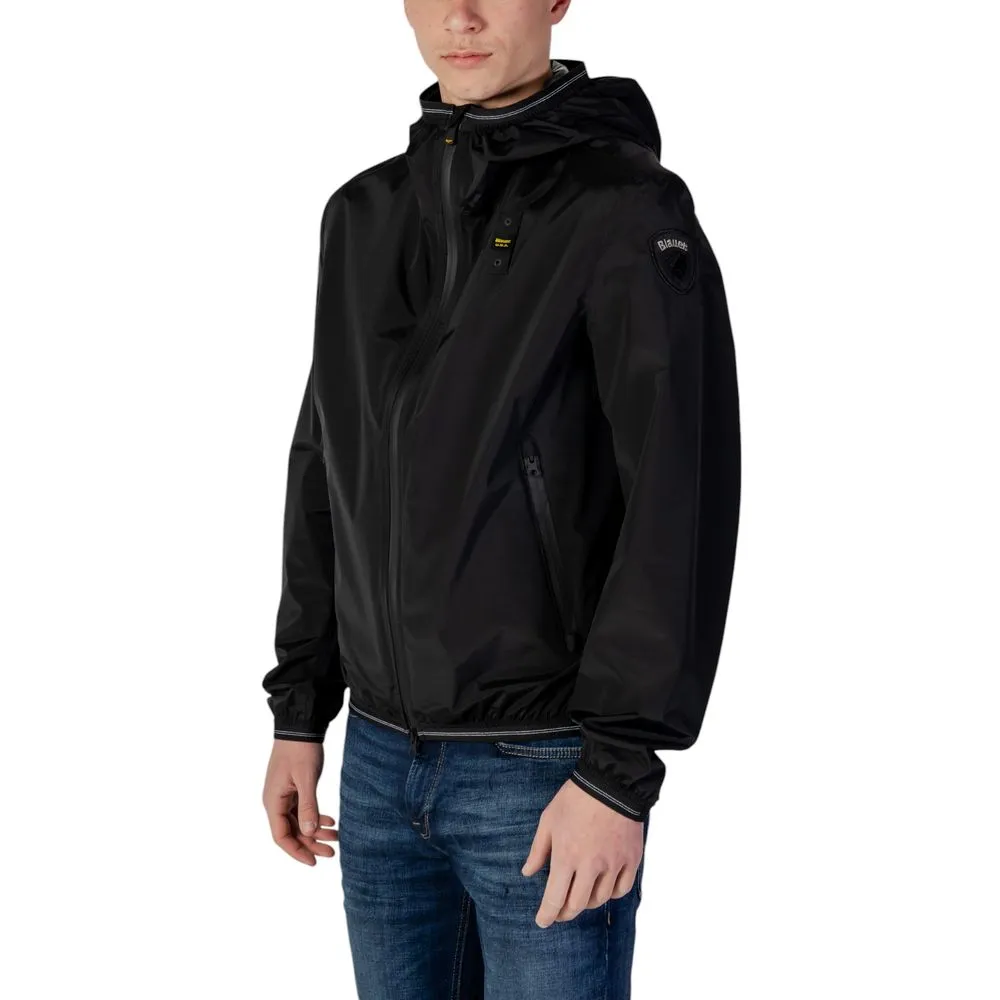 Blauer Men's Black Polyamide Jacket