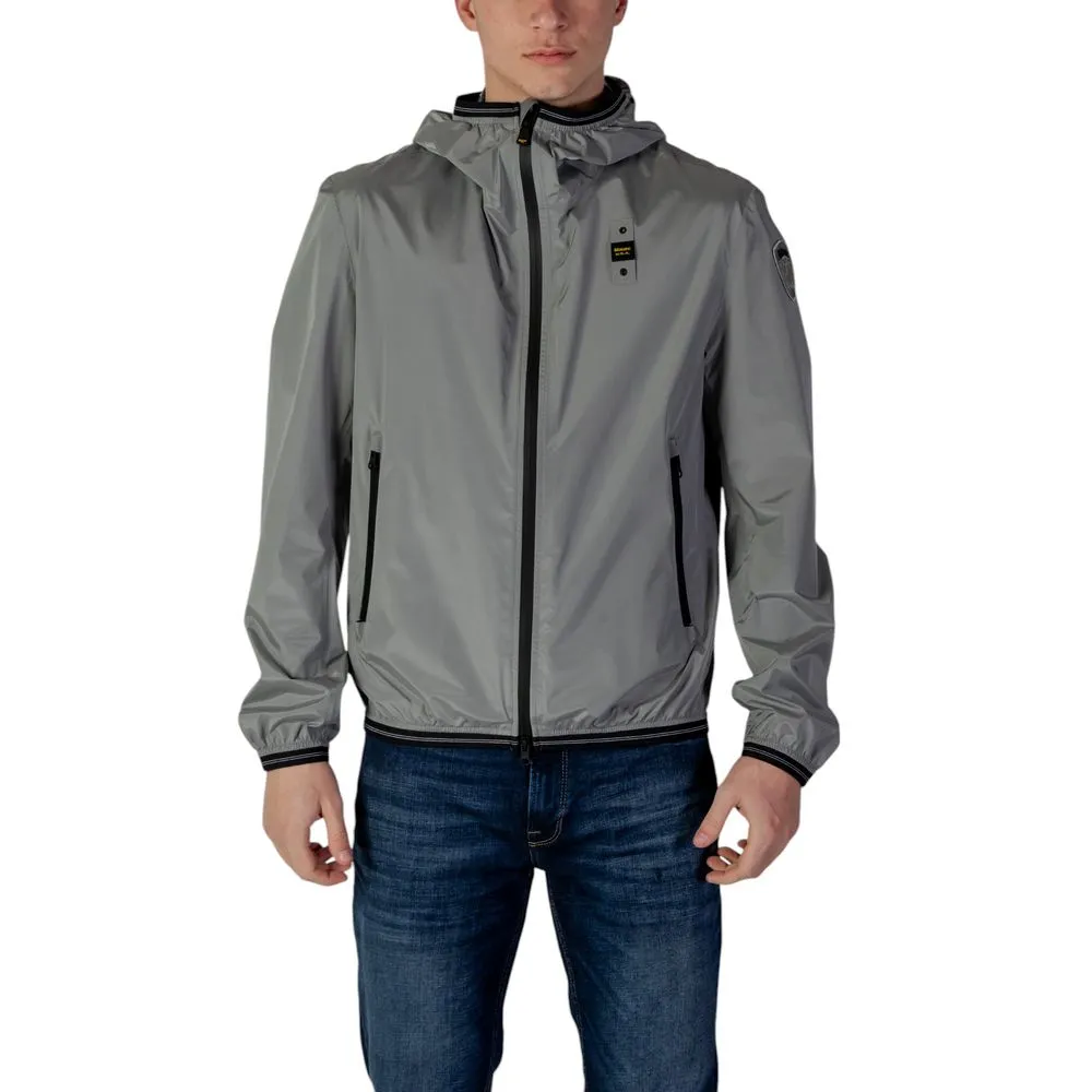 Blauer Men's Gray Polyamide Jacket