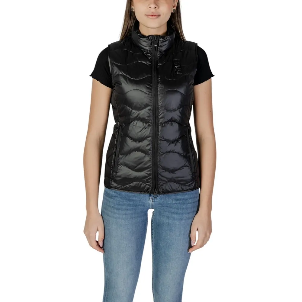 Blauer Women's Black Polyamide Jackets & Coat
