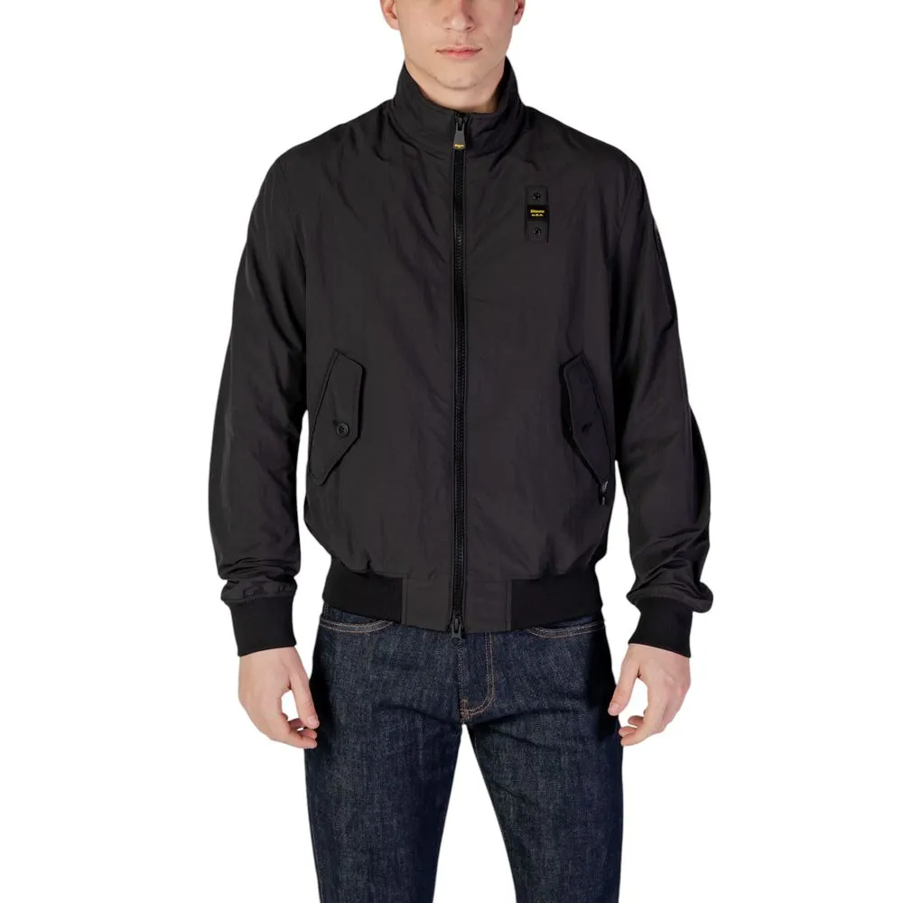 Blauer Men's Black Polyamide Jacket