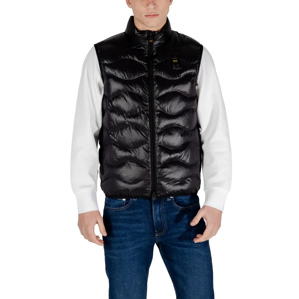 Blauer Men's Black Polyamide Jacket
