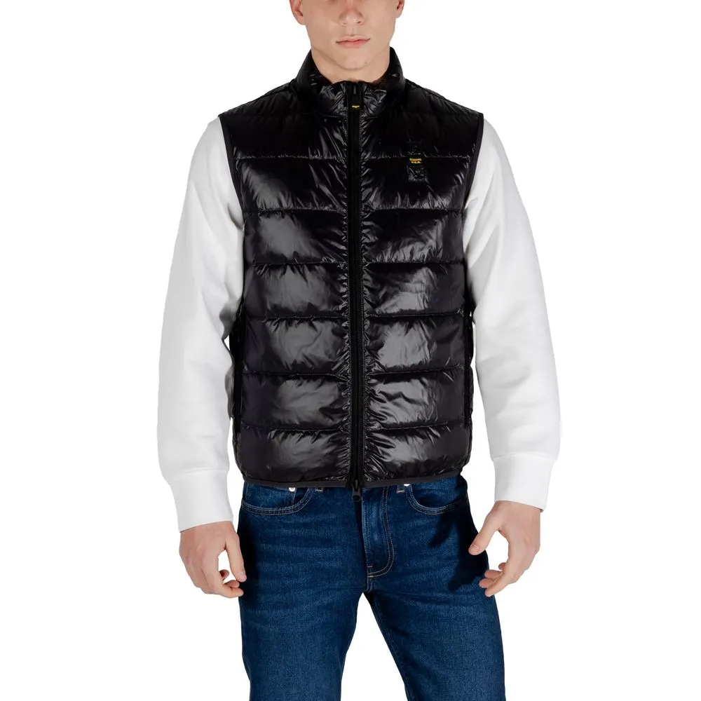 Blauer Men's Black Polyamide Jacket