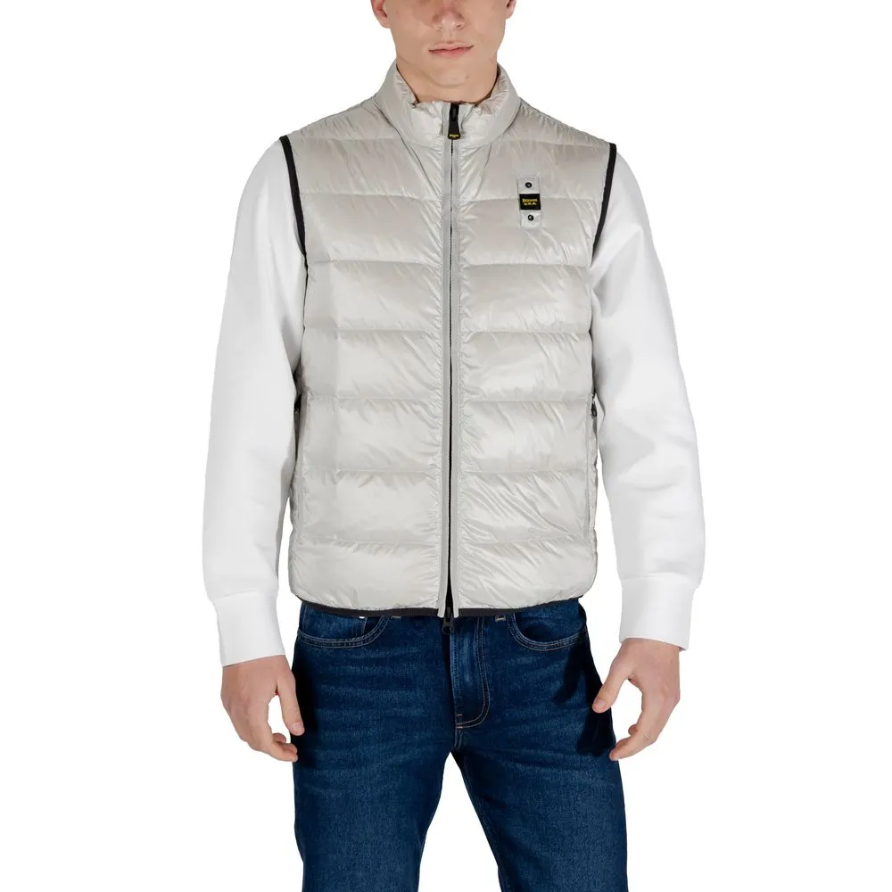 Blauer Men's Gray Polyamide Jacket