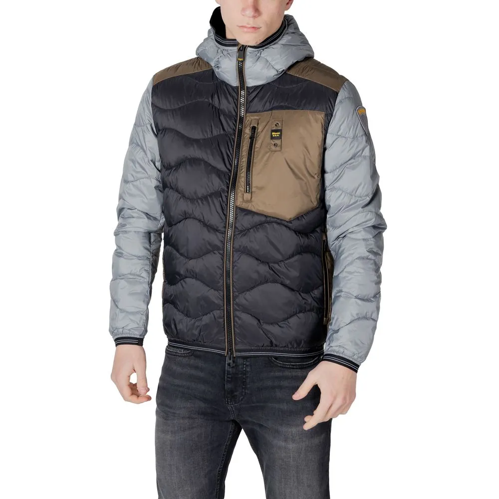 Blauer Men's Black Polyamide Jacket