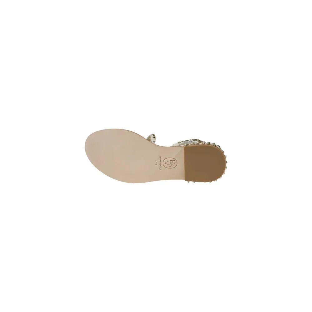 ASH Women's Beige Leather Sandal