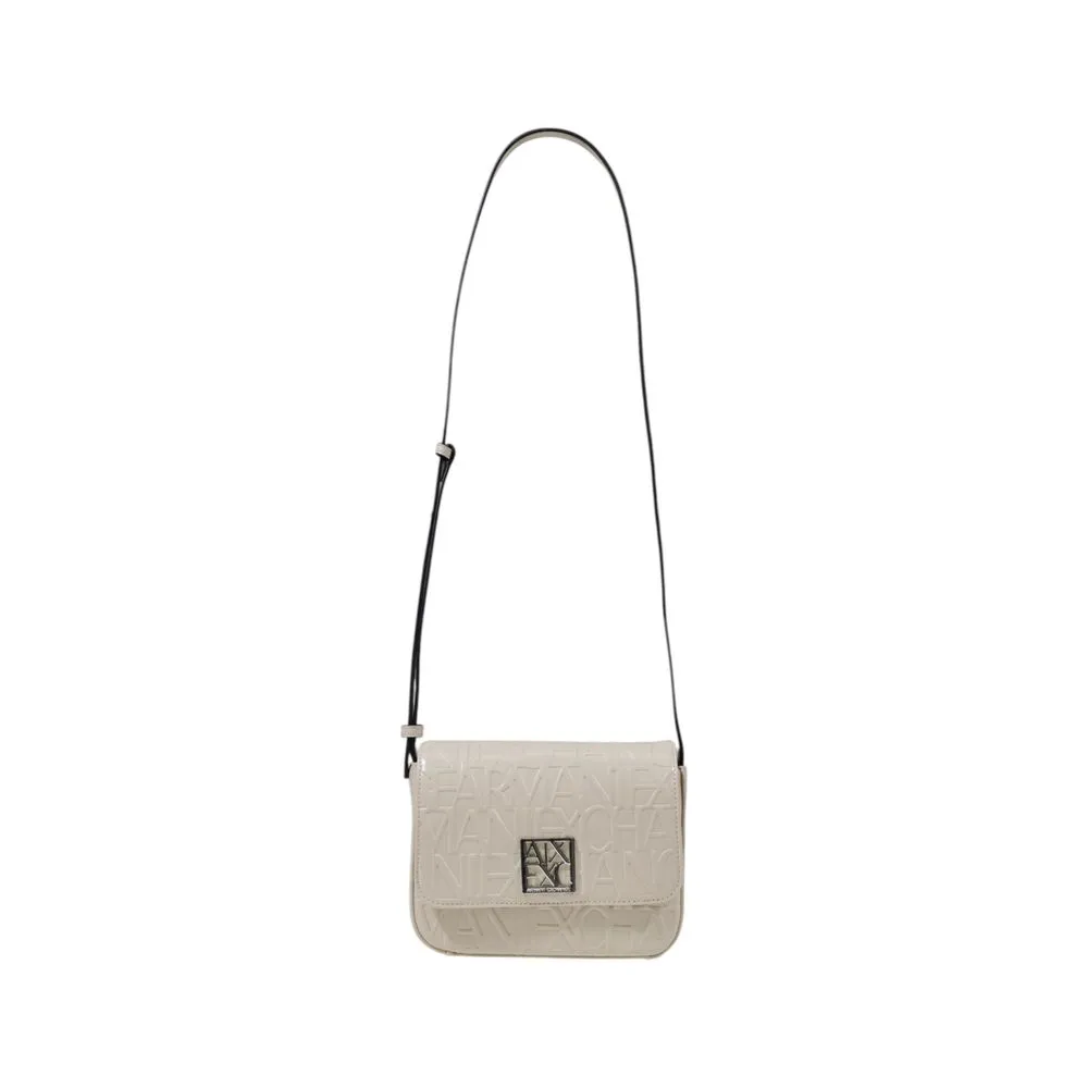 Armani Exchange Women's Beige Polyethylene Handbag