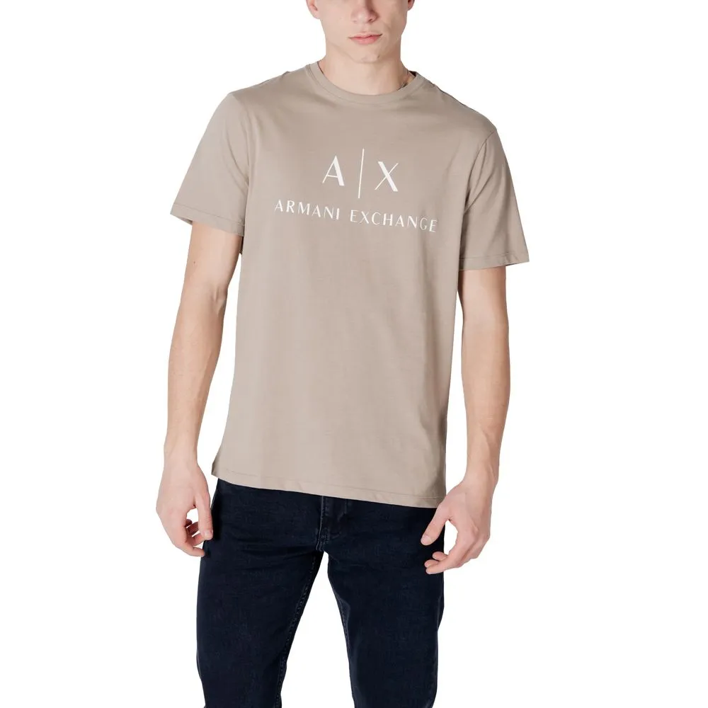 Armani Exchange Men's Gray Cotton T-Shirt