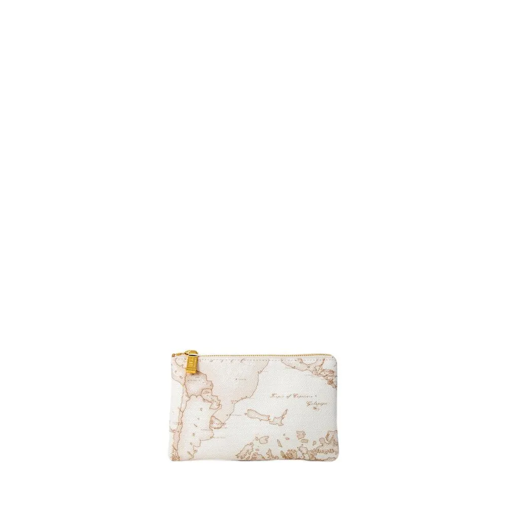 Alviero Martini Prima Classe Women's White Cotton Leather Accessory